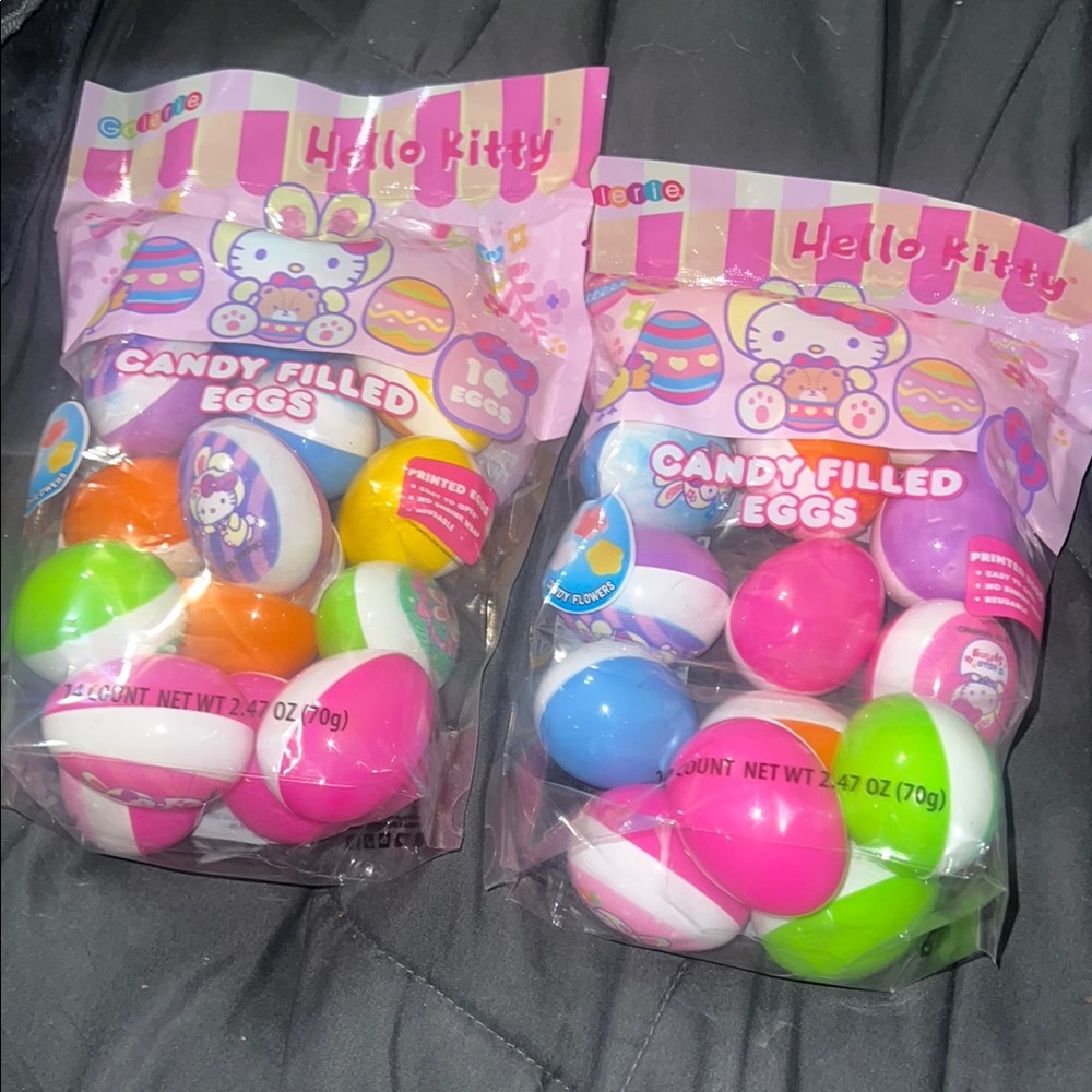 Hello Kitty Candy Filled Eggs - Multicolor